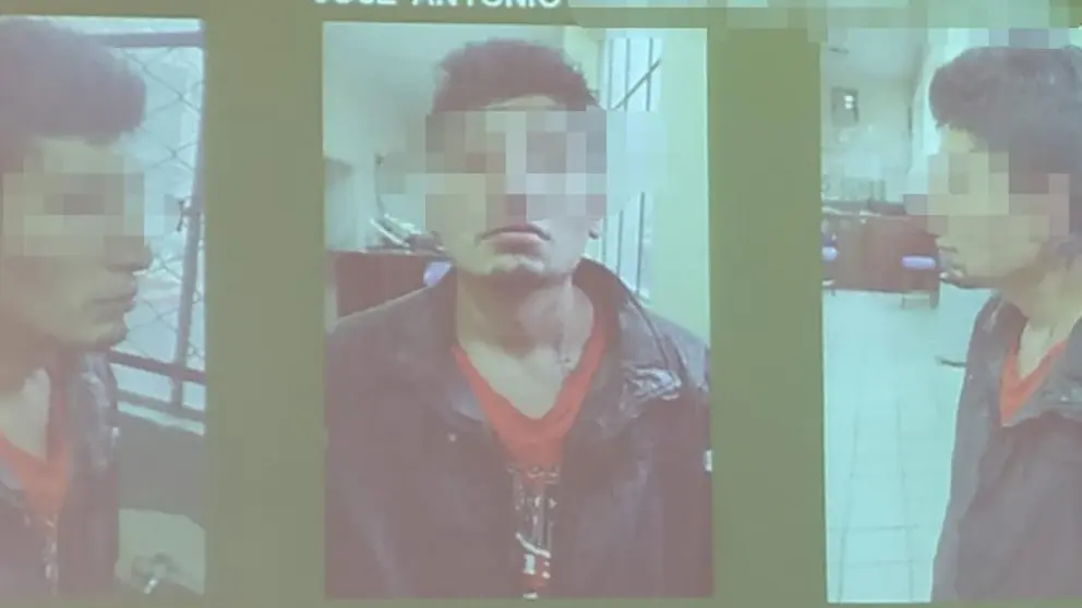 Fotografía del presunto autor del asesinato socializada por la Policía. FELCC-Éxito Noticias