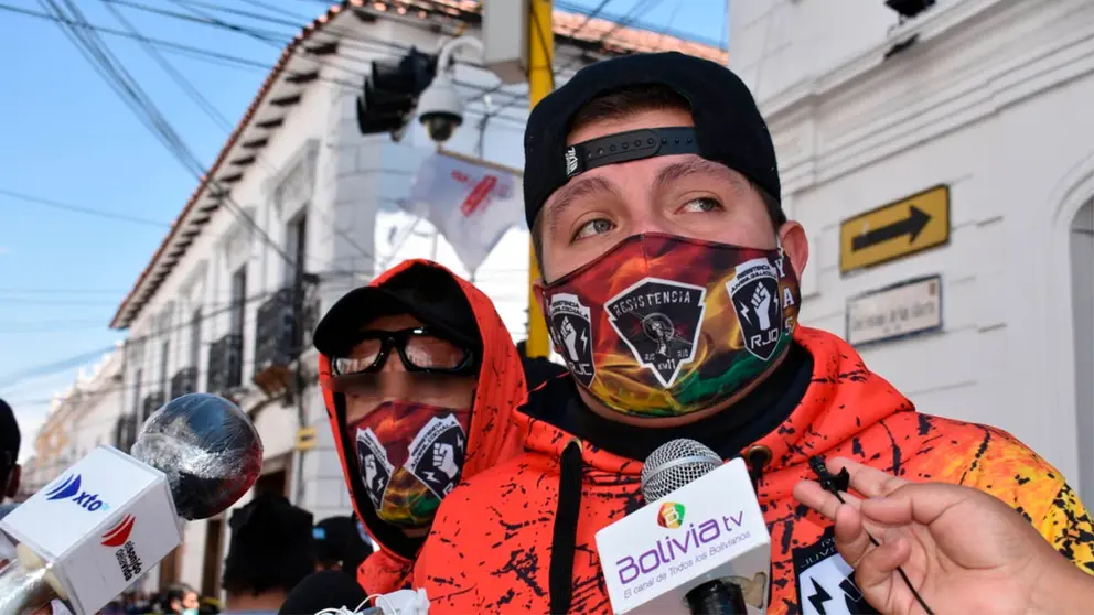El l&iacute;der la Resistencia Juvenil Cochala, Yassir Molina. Archivo