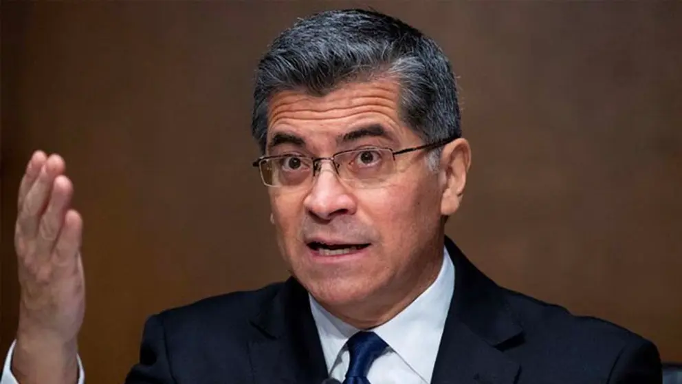 En la imagen, Xavier Becerra, secretario de Salud y Servicios Humano de Estados Unidos. EFE