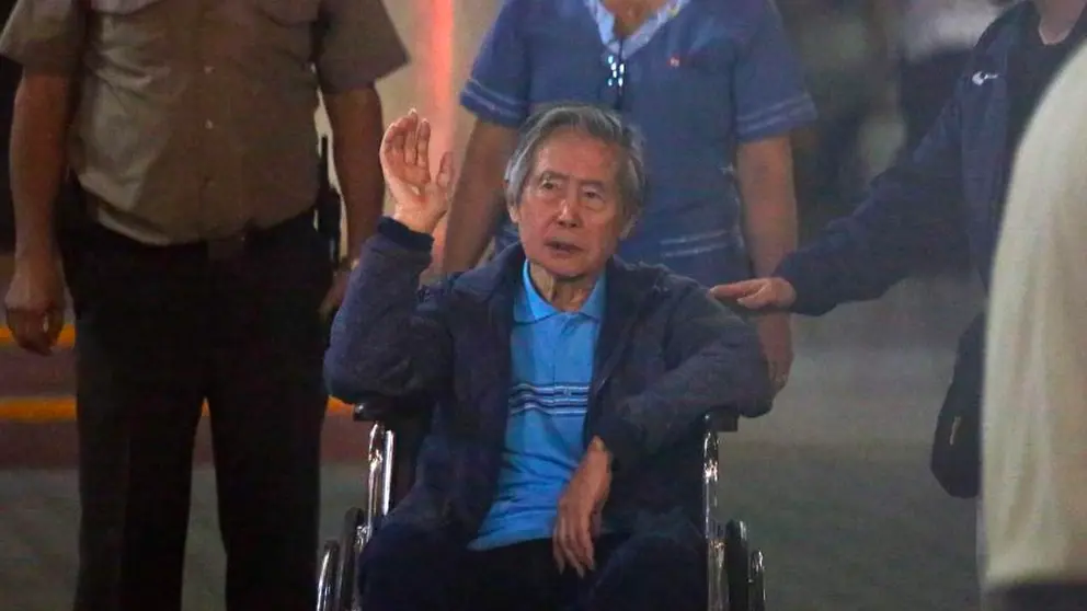 Fotografía de archivo fechada el 4 de enero de 2018 que muestra al expresidente peruano Alberto Fujimori. EFE