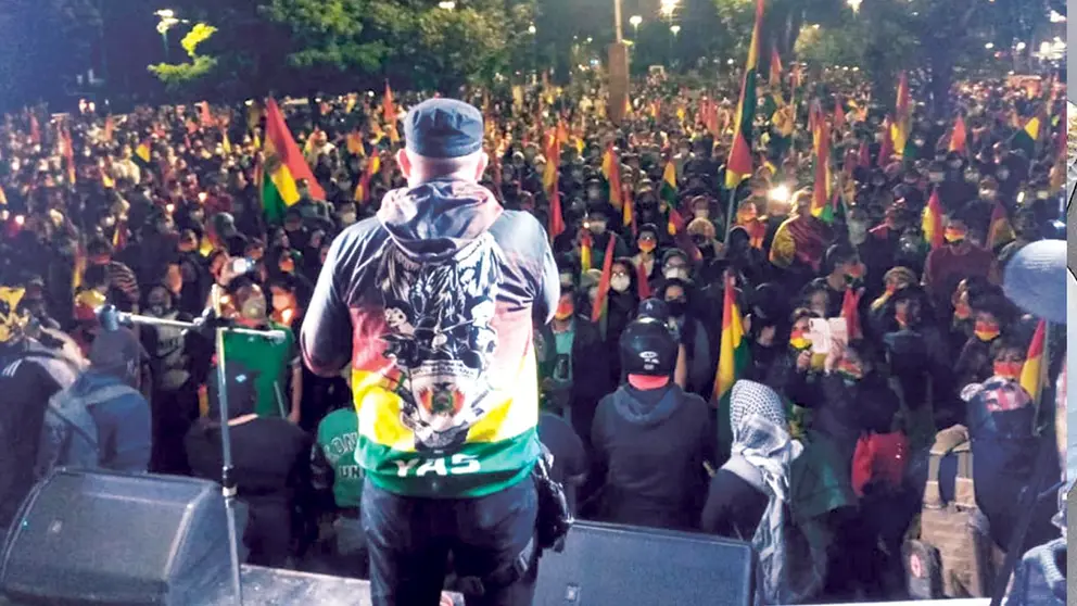 Yassir Molina, líder de la RJC. ARCHIVO