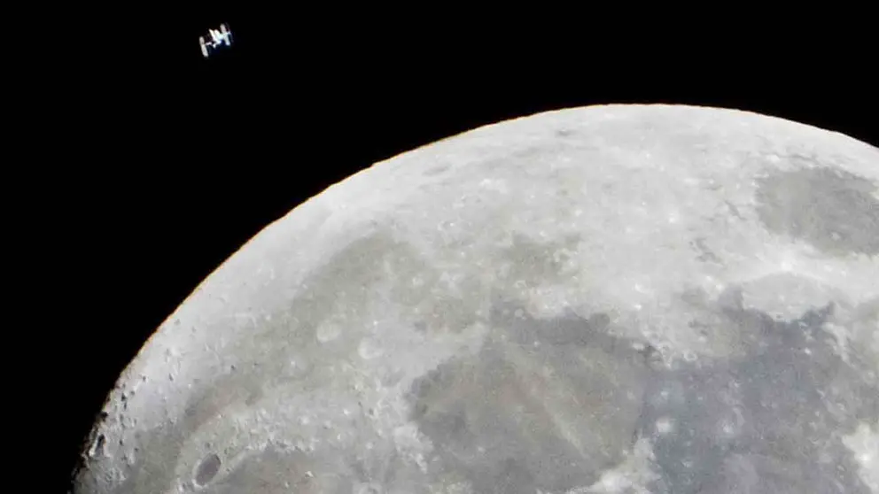 Imagen referencial de la luna. ARCHIVO