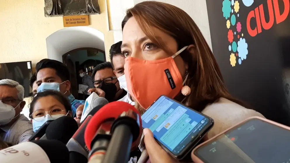 La concejala del MAS Roc&iacute;o Molina.