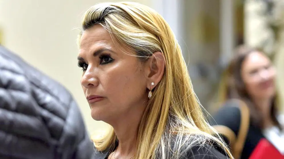 Jeanine Áñez, durante su gestión.    El Cronista