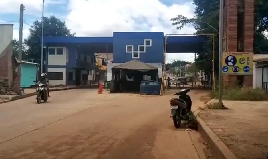 Oficinas de migraci&oacute;n en Cobija, cerca de la frontera con Brasil.