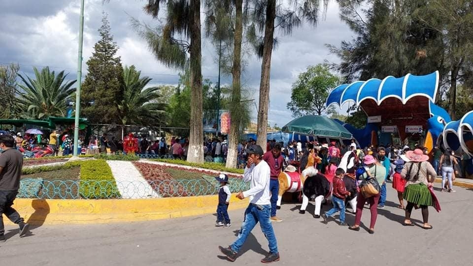Aglomeraci&oacute;n registrada en parques con motivo del D&iacute;a del Ni&ntilde;o. DIEGO VIAMONT