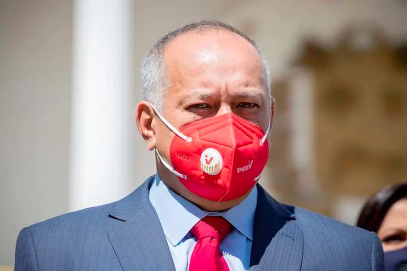 En la imagen un registro del líder chavista Diosdado Cabello. EFE