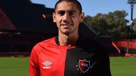 Teo Paredes, durante su estad&iacute;a en Newell's. CANOBoficial