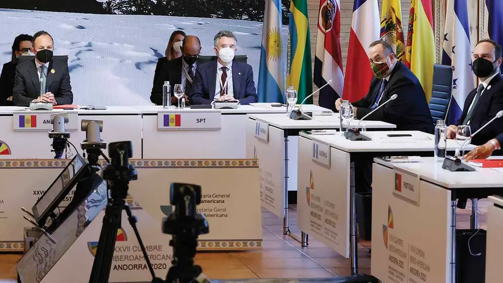 La Cumbre Iberoamericana fue presencial y virtual. EFE