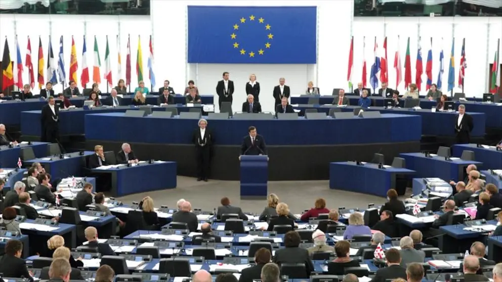 Foto de archivo muestra una sesi&oacute;n de la Eurocamara.