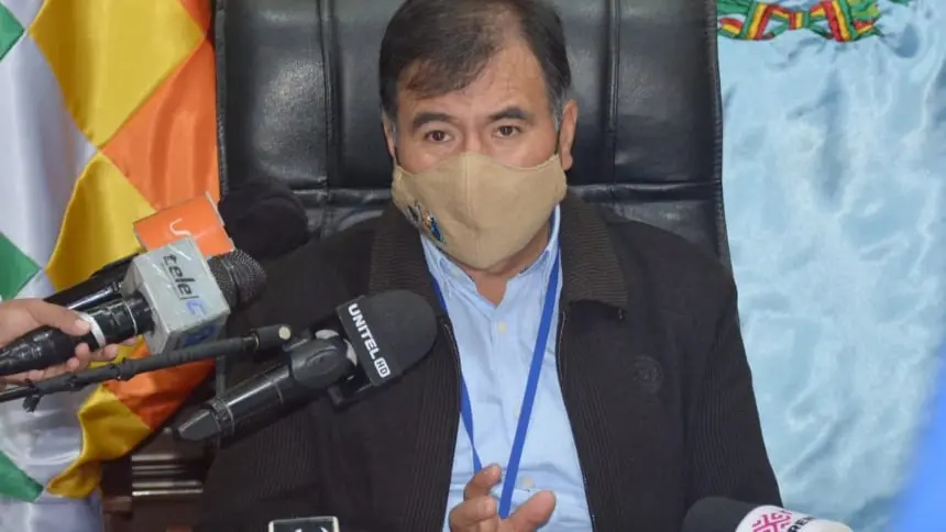 En una foto de archivo el gobernador de Cochabamba, Humberto S&aacute;nchez. GOBERNACI&Oacute;N