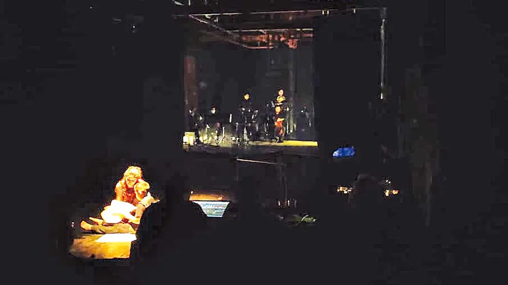 Fragmento de la función de anoche de &ldquo;Voces del umbral&rdquo;.  MARTADERO