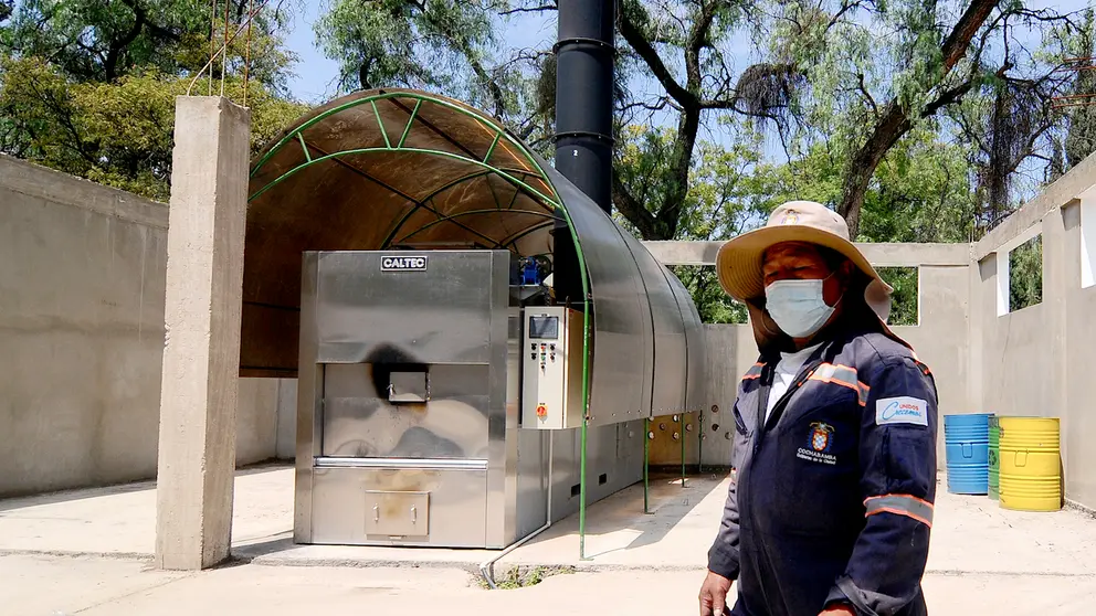 El crematorio en el Cementerio General de la ciudad. DICO SOLÍS