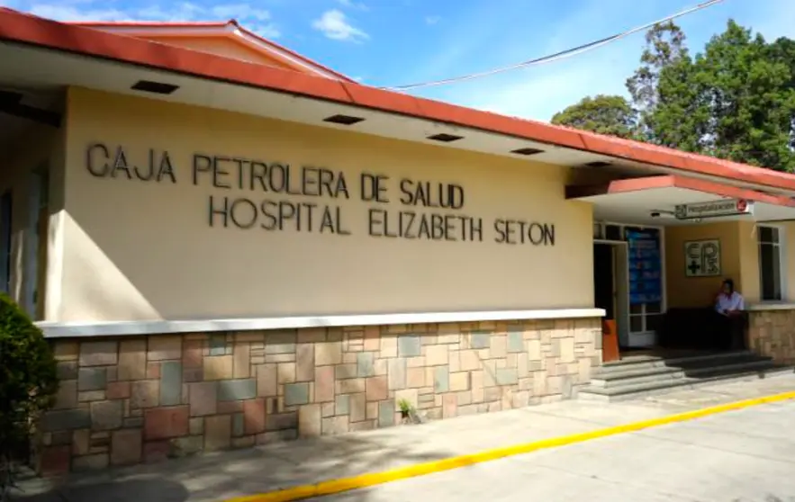 Frontis el hospital Seton en Cochabamba.