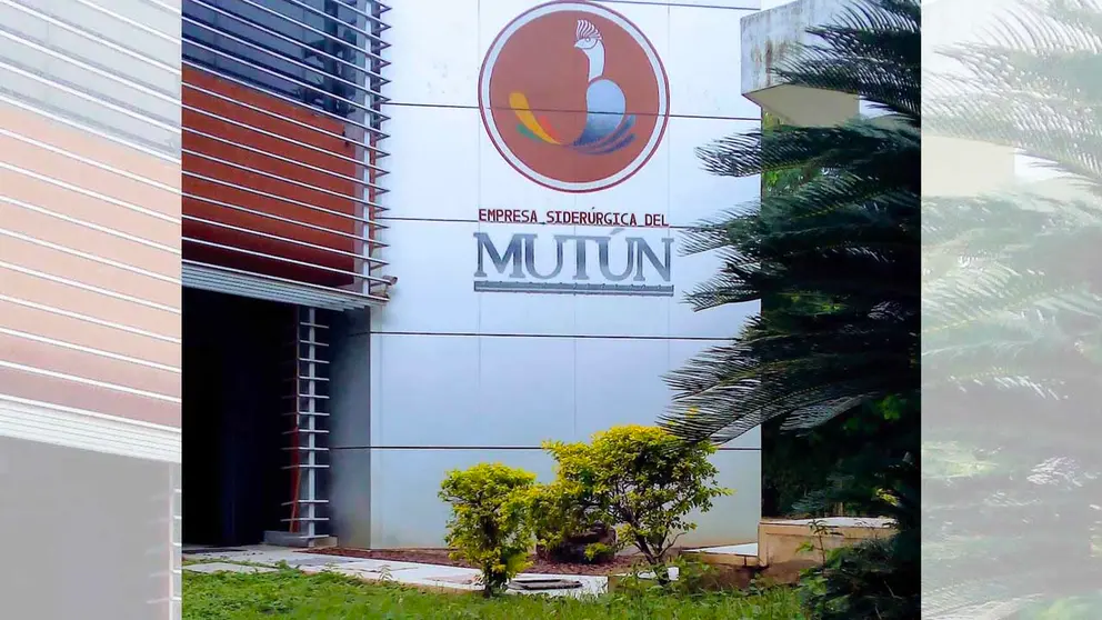 El frontis de la Empresa Siderúrgica del Mutún (ESM). ABI
