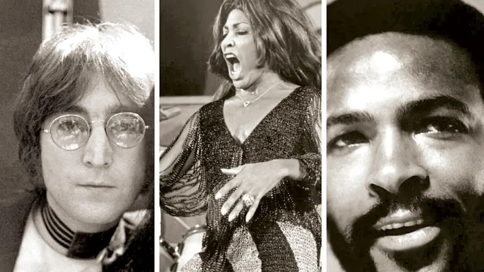John Lennon, Tina Turner y Marvin Gaye son algunos de los protagonistas del nuevo documental de Kapadia.     APPLE TV+