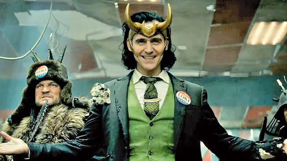 Tom Hiddlestone como Loki Loki en el teaser tráiler de su serie. DISNEY+