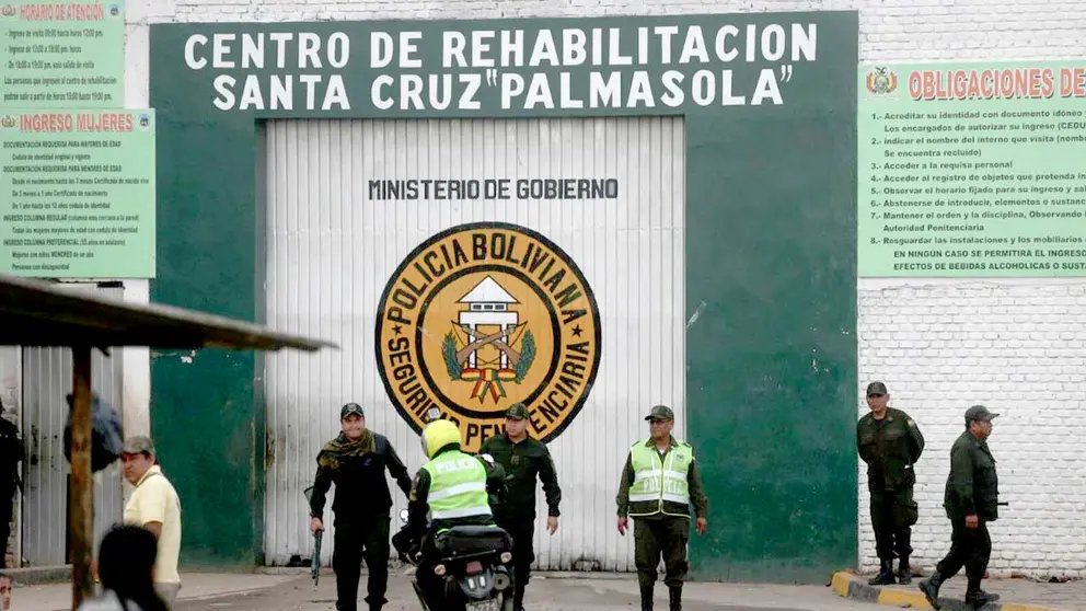 Fotografía ilustrativa de la cárcel de Palmasola en Santa Cruz. APG-ARCHIVO