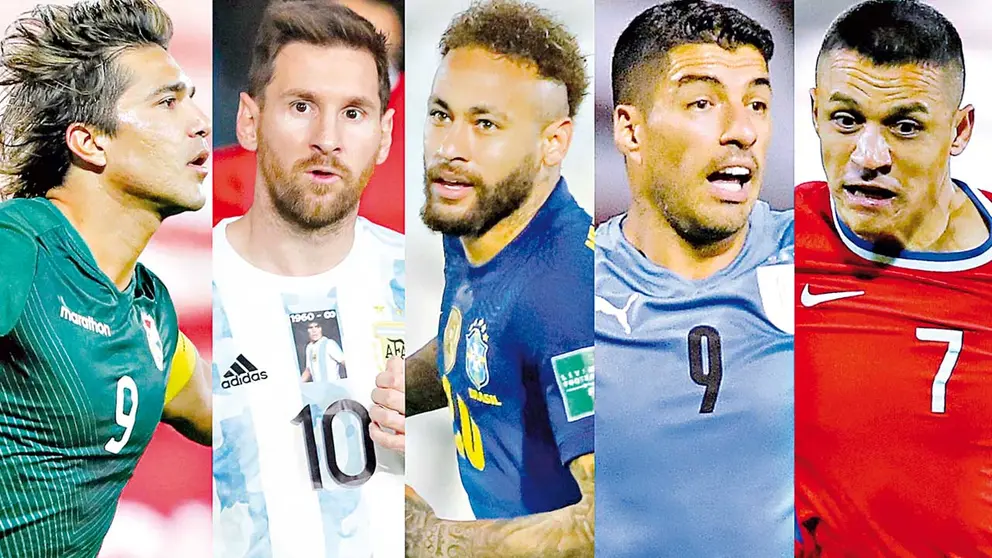 Las principales figuras de la Copa América que buscarán inmortalizarse en este torneo. ARCHIVO
