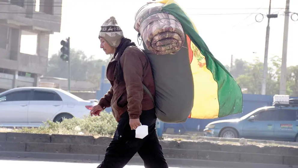 Gonzalo Melgar en la avenida Petrolera, Cochabamba. DICO SOLÍS