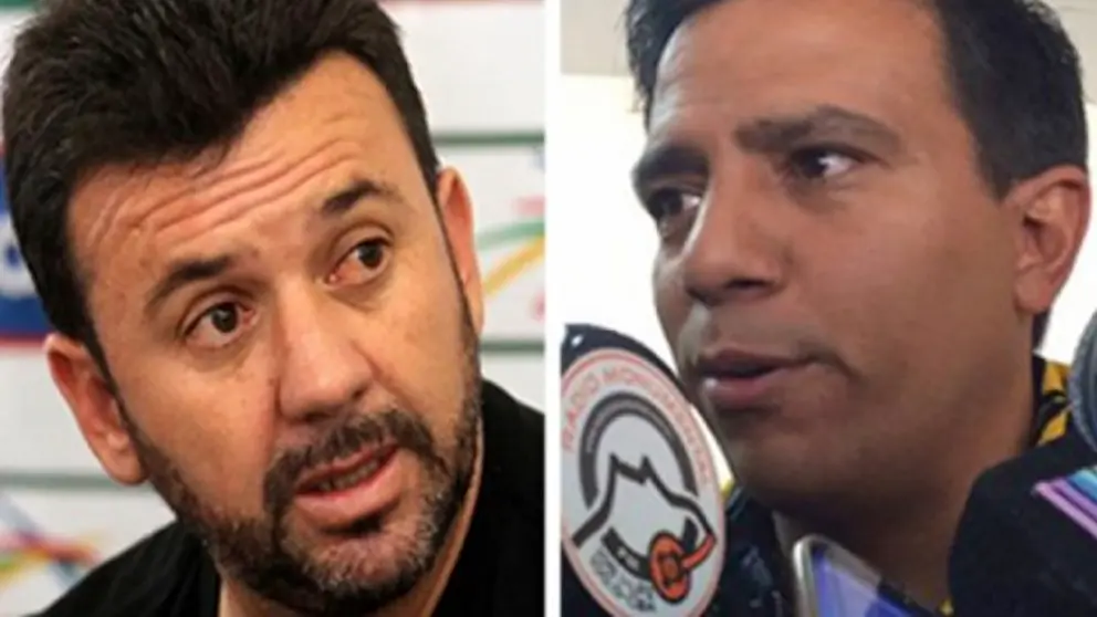 Julio César Baldivieso (i) y César Farías (d). Foto: Urgente.bo