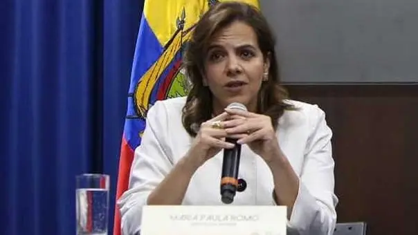 La exministra de Gobierno ecuatoriana Mar&iacute;a Paula Romo. &Uacute;ltimas Noticias Ecuador