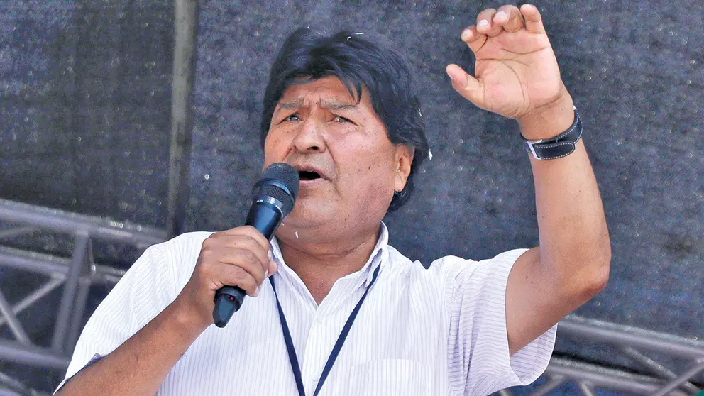 El expresidente Evo Morales. ARCHIVO