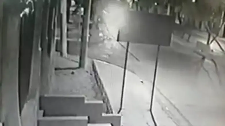 La esquina donde se produjo el accidente. Captura de video