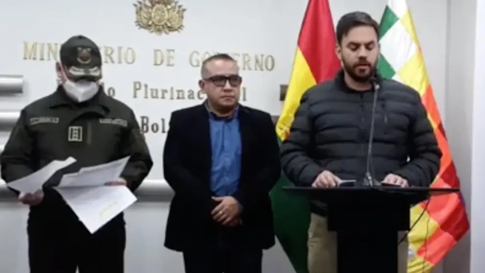 Gobierno llama a un&ldquo;gran di&aacute;logo por la paz&rdquo; para el lunes tras la muerte de un polic&iacute;a en Yungas
