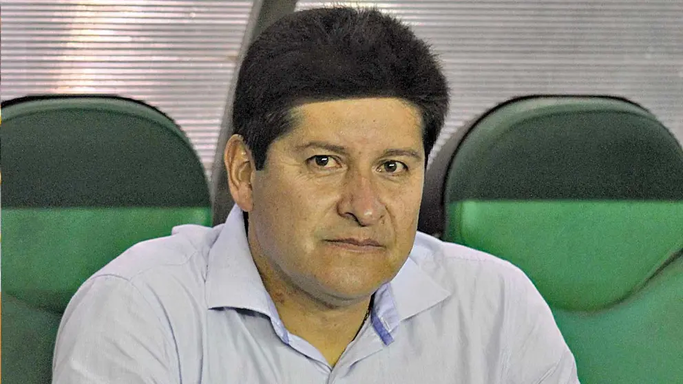 Eduardo Villegas, director técnico cochabambino. ARCHIVO