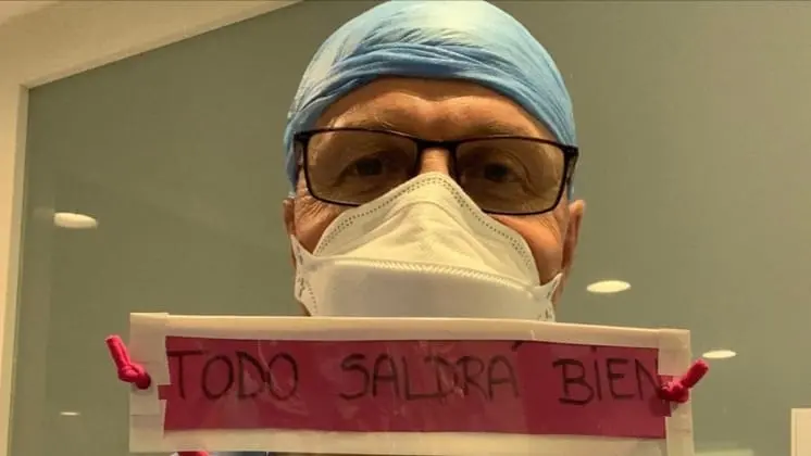 Imagen referencial sobre el apoyo psicol&oacute;gico para pacientes COVID-19. UN NEWS