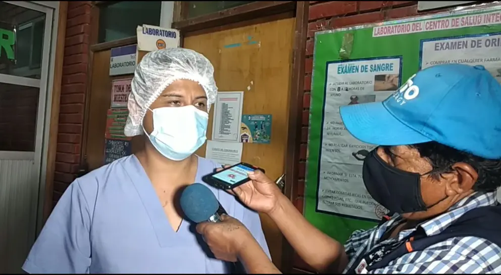 El m&eacute;dico que brind&oacute; el informe en Palos Blancos. RADIO TROPICAL