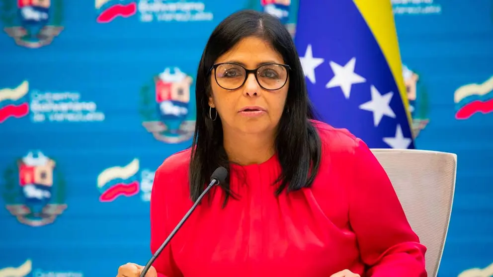 En la imagen, la vicepresidenta de Venezuela, Delcy Rodríguez. EFE