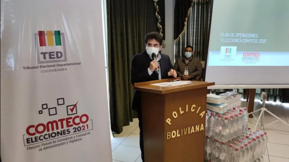 El presidente del Tribunal Electoral Departamental, Humberto Valenzuela. CLAUDIO ROJAS
