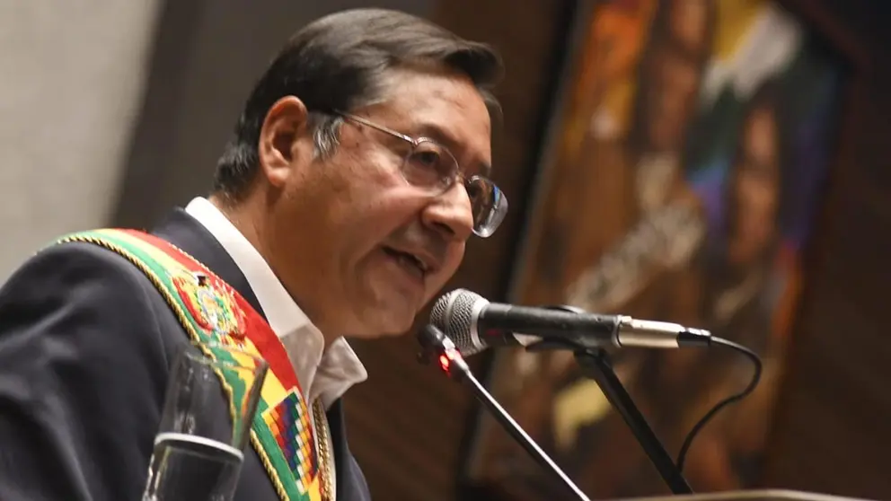 Luis Arce, presidente de Bolivia. Btv