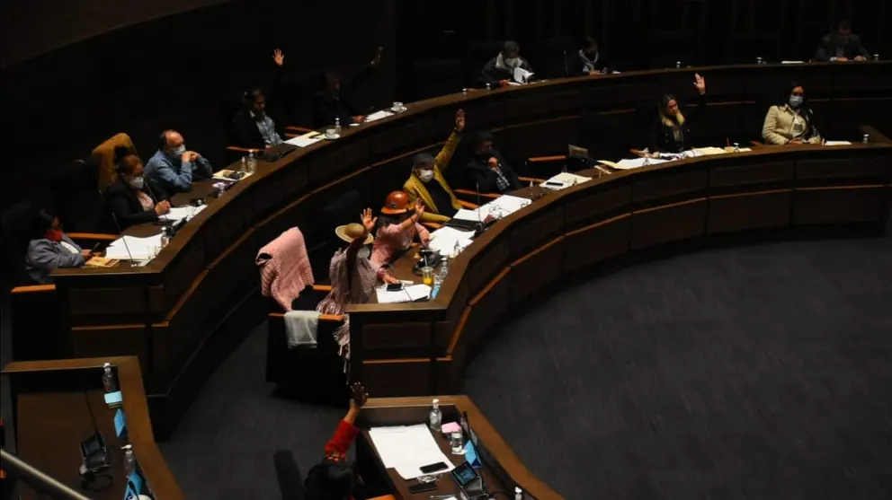 El pleno del Senado en una sesi&oacute;n. APG