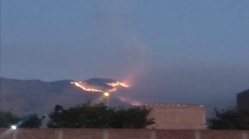 Incendio en la zona de Melga. TOMADA DE TUNARI SIN FUEGO