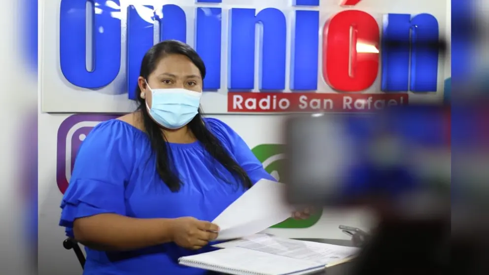 La presidenta del Concejo Municipal de Cochabamba, Escarlen Terrazas, en una entrevista con el programa Buena Noche de OPINI&Oacute;N. ALEJANDRO ORELLANA