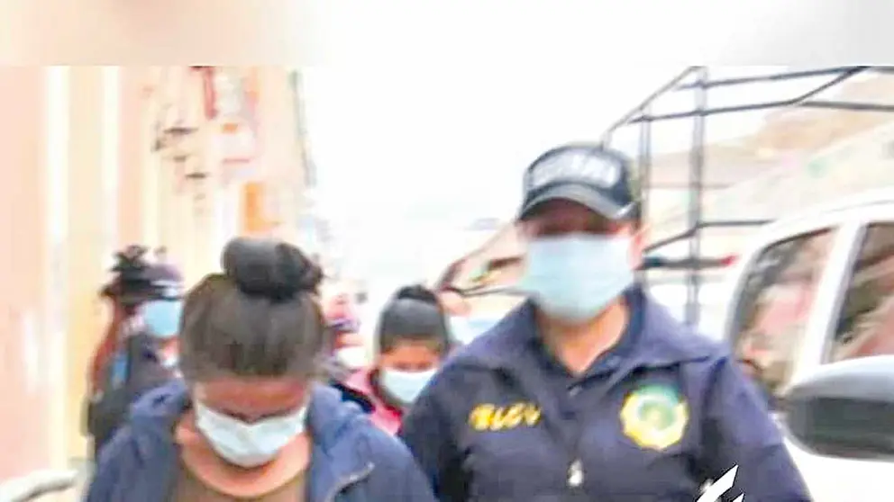 Una de las imputadas por tentativa de feminicidio. AGENCIA JUDICIAL DE NOTICIAS