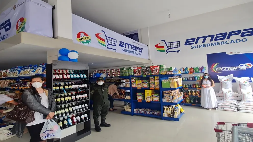 Tienda SuperEmapa ubicada en la intersecci&oacute;n de la avenida Huanchaca y Pablo de Zeballos, en Valle Hermoso Norte. Foto: GADC.