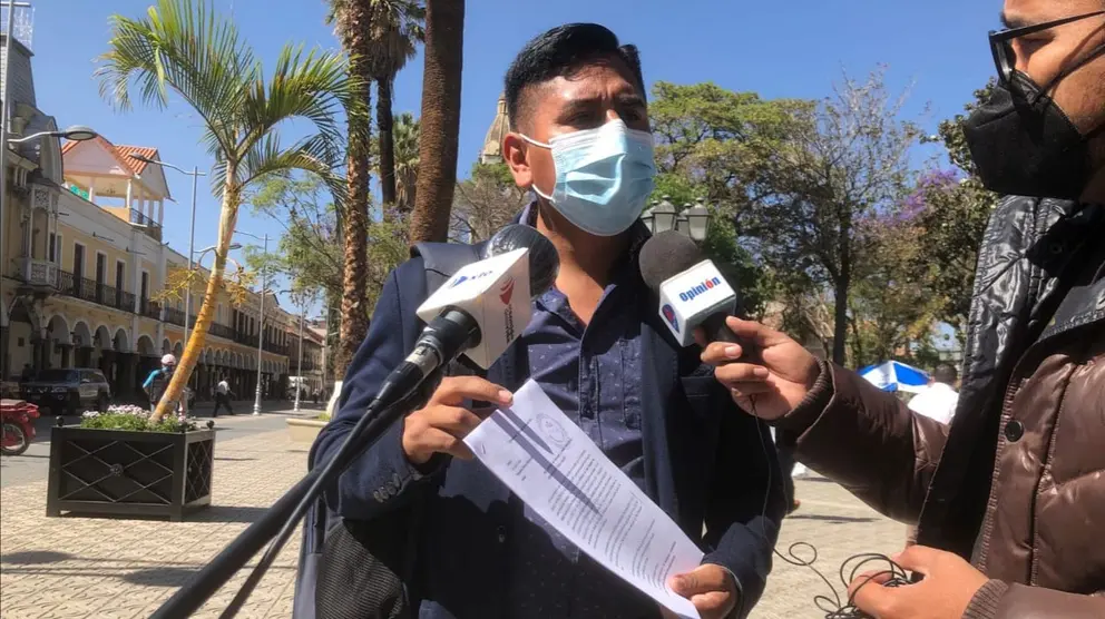 El concejal por el Movimiento Al Socialismo (MAS), Joel Flores. MIGUEL ROJAS