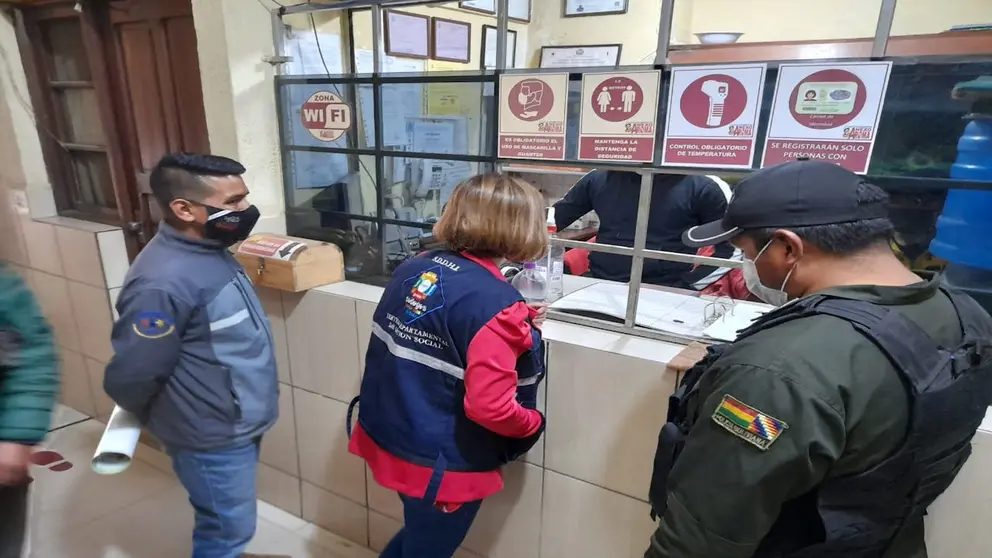 Operativo de prevenci&oacute;n y control realizado hoy a alojamientos por el Consejo Departamental Contra la Trata y Tr&aacute;fico. Foto: Sedeges.