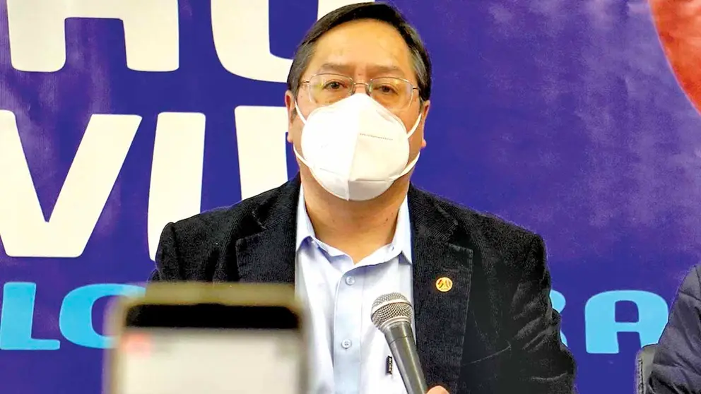 El presidente del Estado, Luis Arce. APG