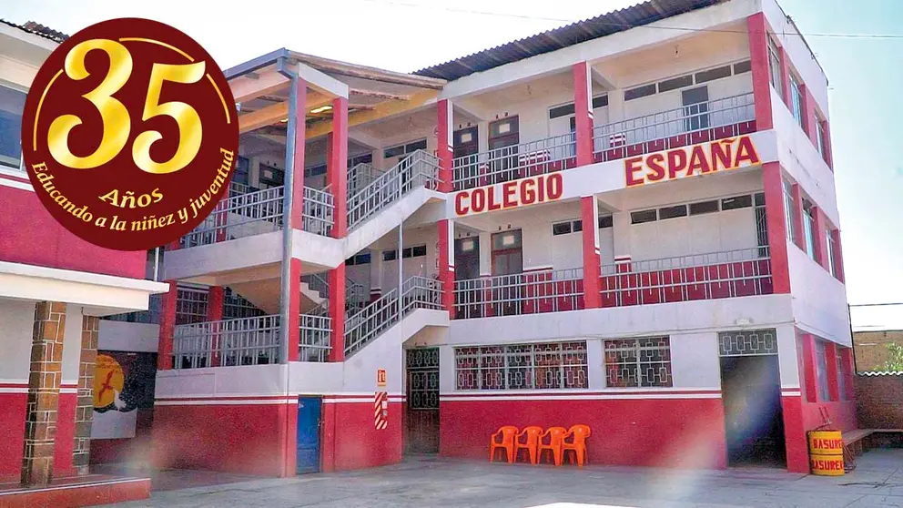 Colegio España, 35 años de educación integral de calidad y fortaleciendo habilidades en la banda de guerra y el deporte.
