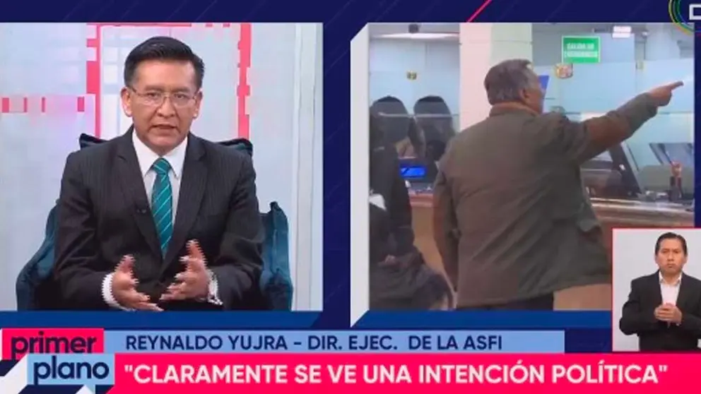 El director ejecutivo de la Autoridad de Supervisión del Sistema Financiero (Asfi), Reynaldo Yujra. ABI