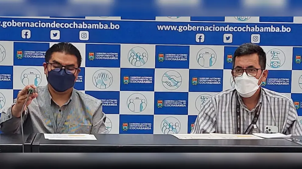 Conferencia de prensa Sedes. Foto: GADC.