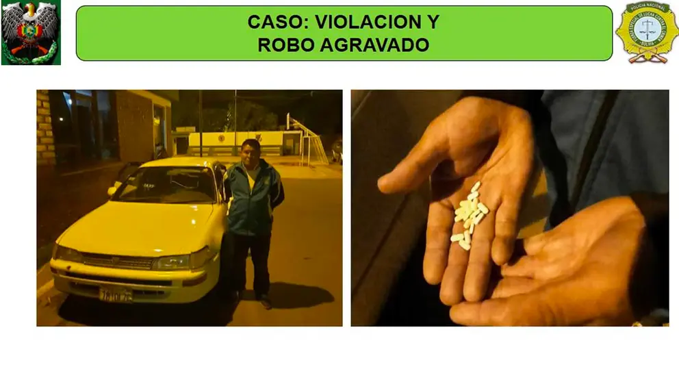 El hombre acusado de pildorear y robar a pasajeros. FELCC