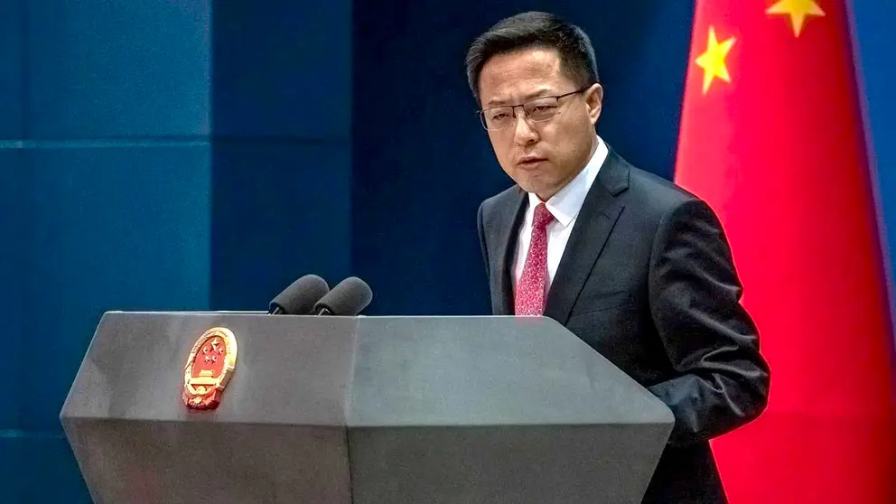 Imagen de archivo del portavoz del Ministerio de Asuntos Exteriores Zhao Lijian. EFE