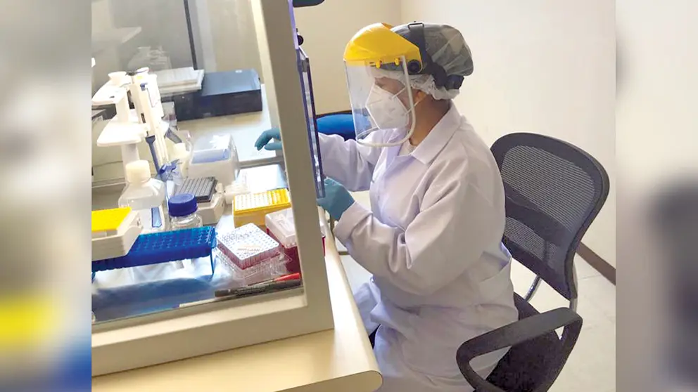 Imagen referencial de un laboratorio de la UMSS. CORTESÍA