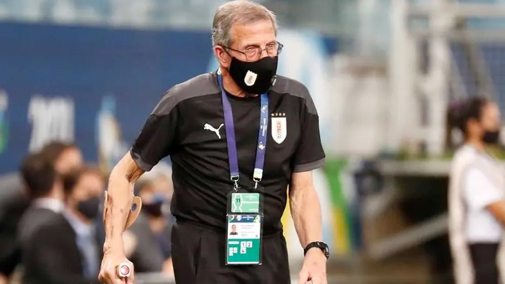El entrenador de la selección uruguaya, Oscar Washington Tabárez, en una fotografía de archivo. EFE